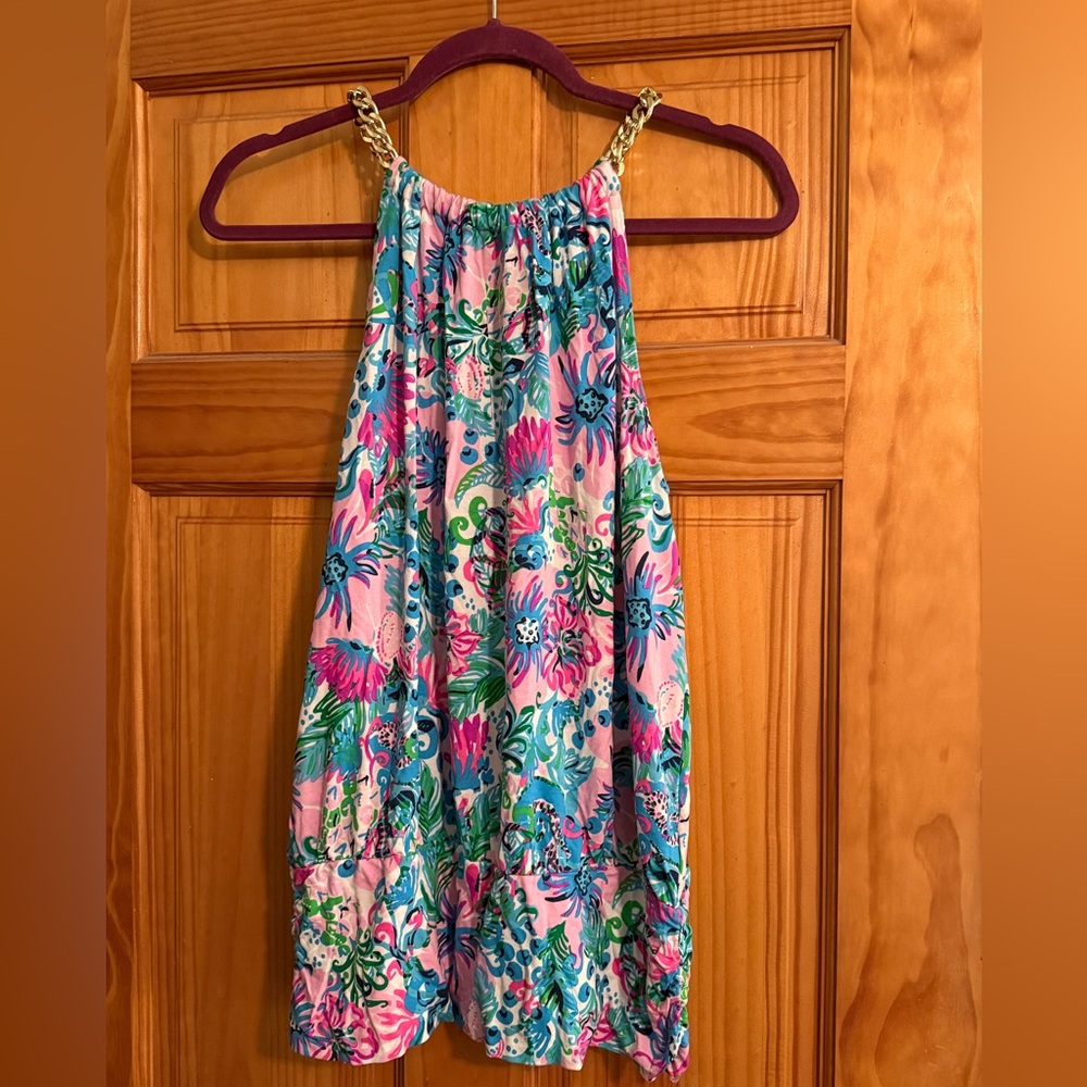 Lilly Pulitzer Bowen chain halter top